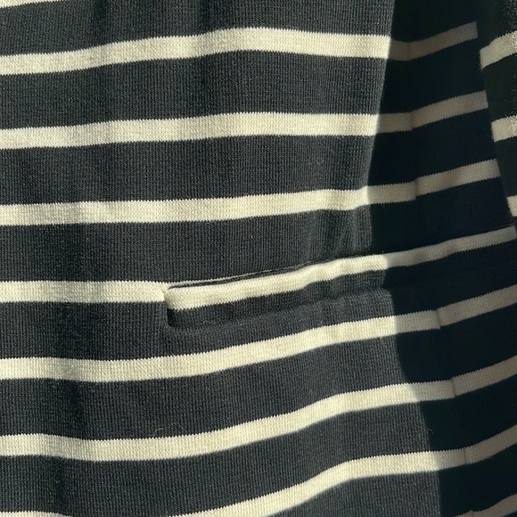 A New Day black and white striped jersey blazer. Size medium. - Picture 2 of 7